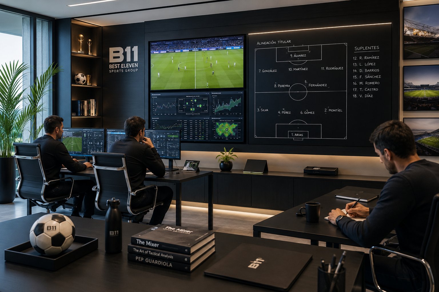 Best Eleven analysis room